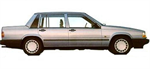  VOLVO 740 (744) 2.3 Turbo 1989 -  1991