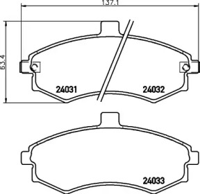 8DB 355 028-181 HELLA PAGID   ,  