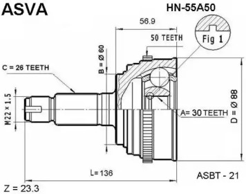 HN-55A50 ASVA  ,  